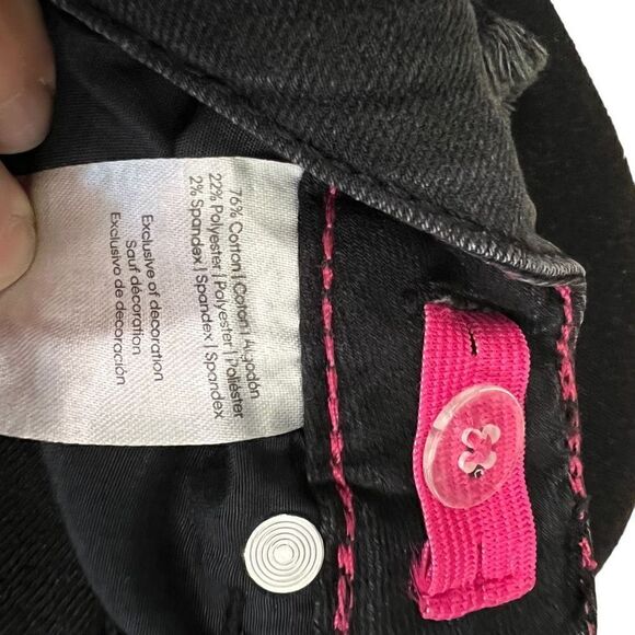 Calvin Klein Girls Mid-Rise Boy Jean Shorts Black Size 8 - Picture 9 of 9